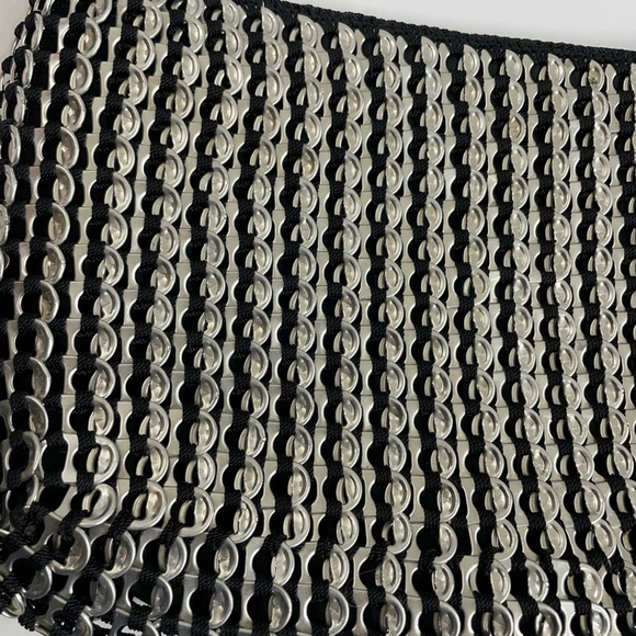 handmade bag with can lids - Picture 2 of 5